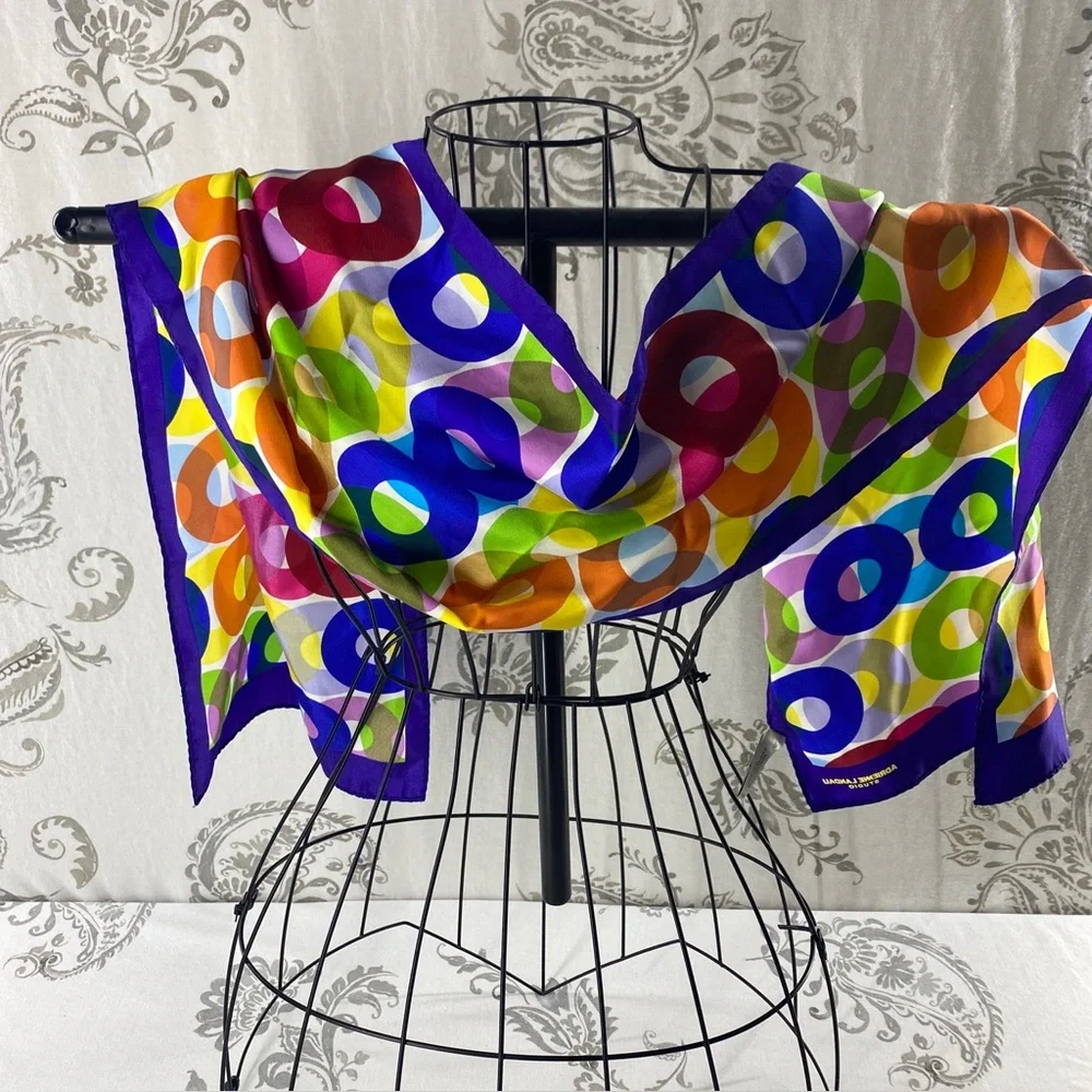 Adrienne Landau Studio 100% Silk
Scarf L53 x W 11 66 - Picture 1 of 7